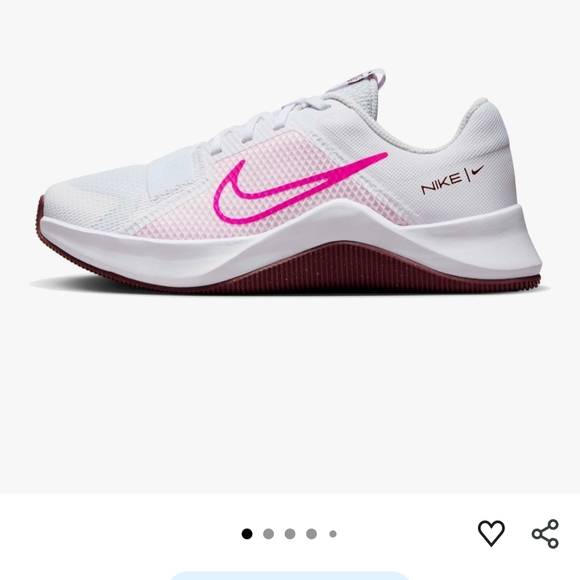 Nike Women's White and Pink Athletic Shoes - Picture 4 of 8